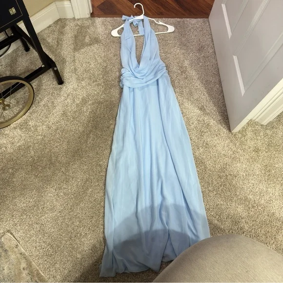 Peppermayo Elysia Chiffon Maxi Dress - Baby Blue - Picture 8 of 11
